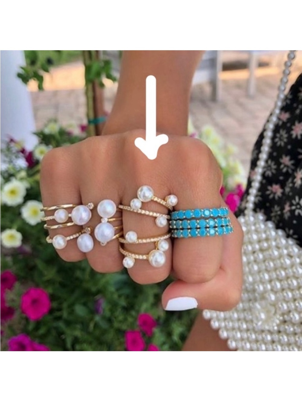 NEW PEARL RING - Picture 3 of 6
